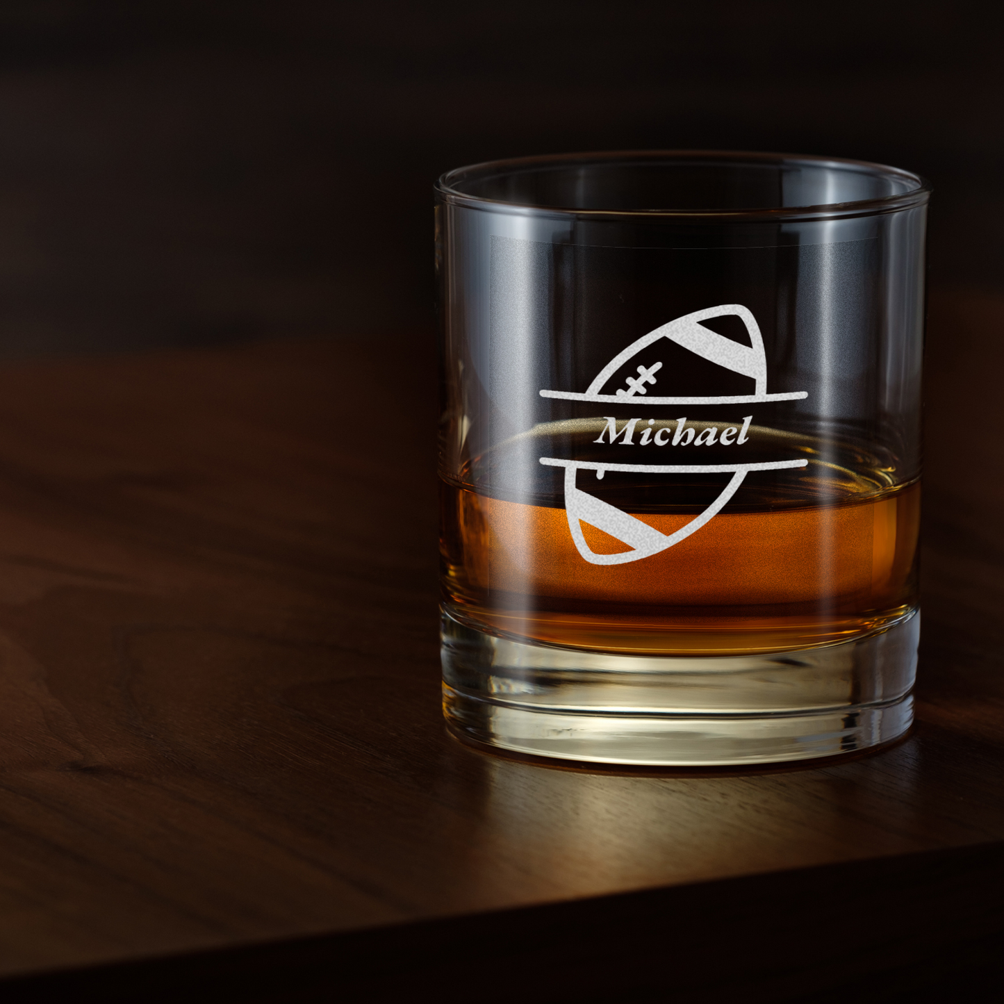 Laser Engraved Whiskey Glass/ Tumbler -Personalized
