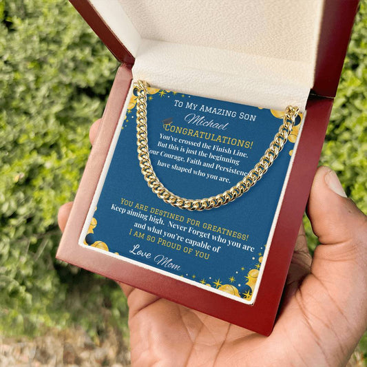 Cuban Link Chain w/ Lux Box- Destined for Greatness