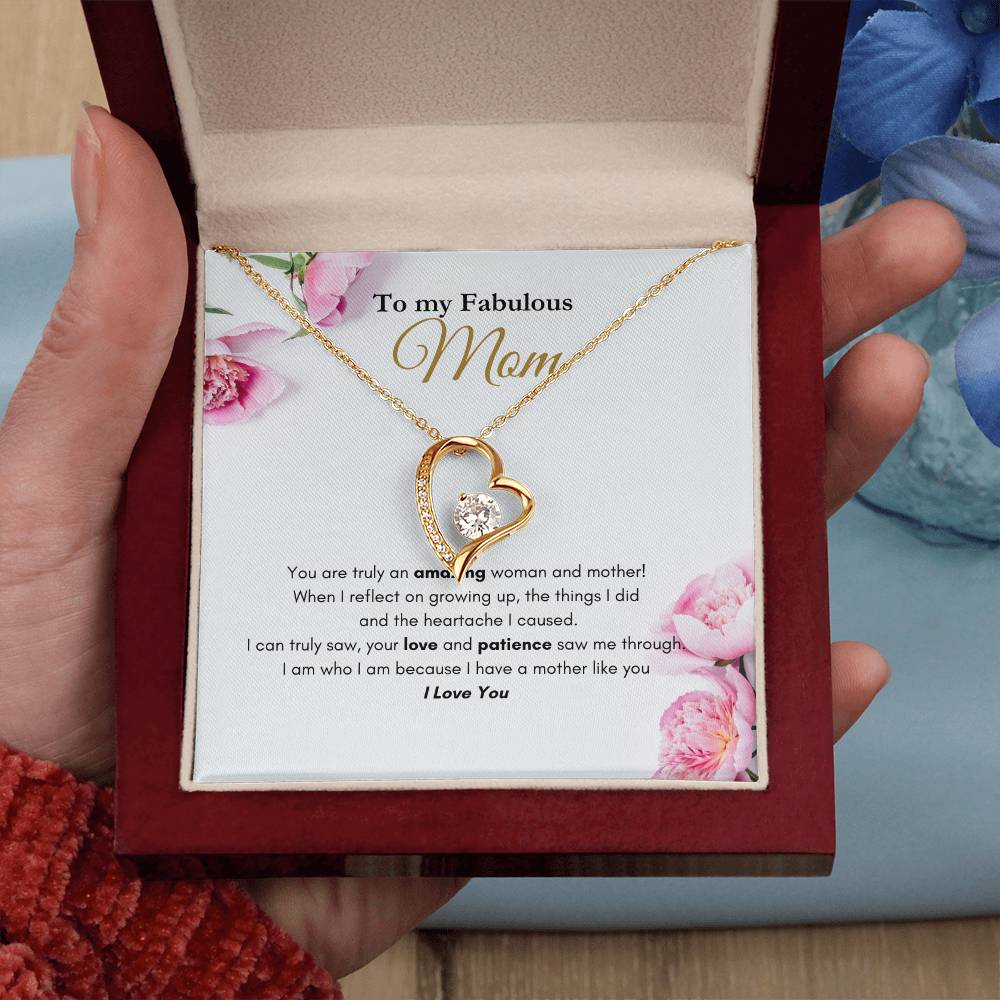 Fabulous Mom Forever Love  Necklace