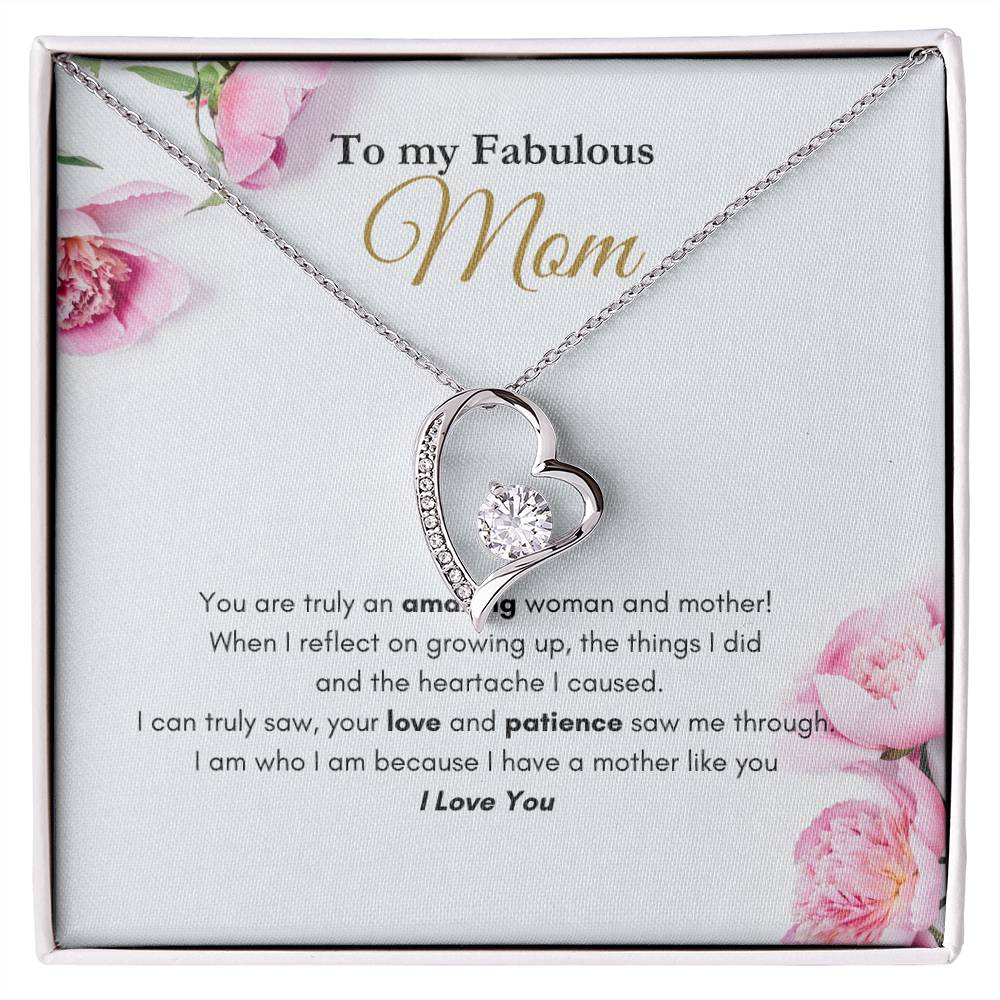 Fabulous Mom Forever Love  Necklace