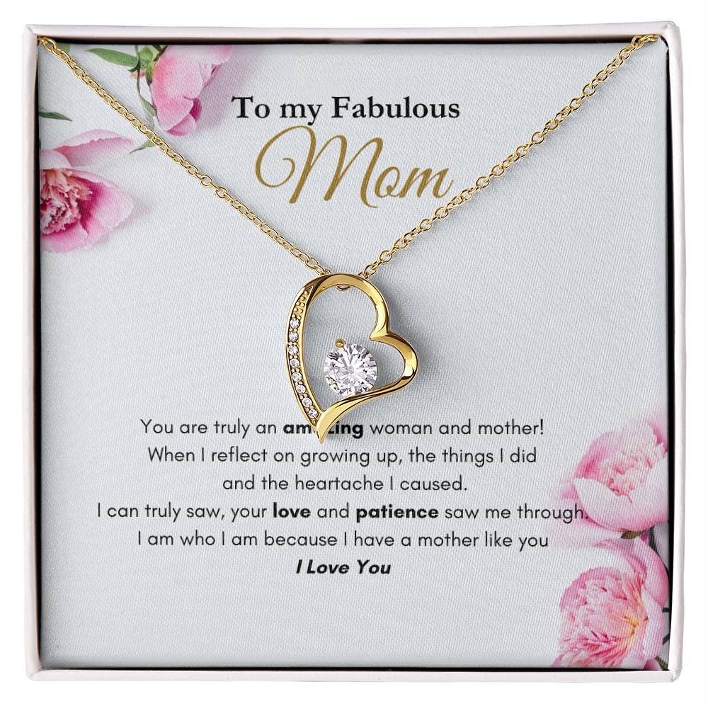 Fabulous Mom Forever Love  Necklace