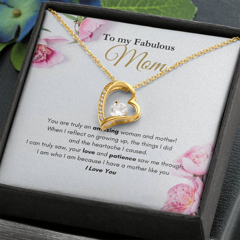 Fabulous Mom Forever Love  Necklace